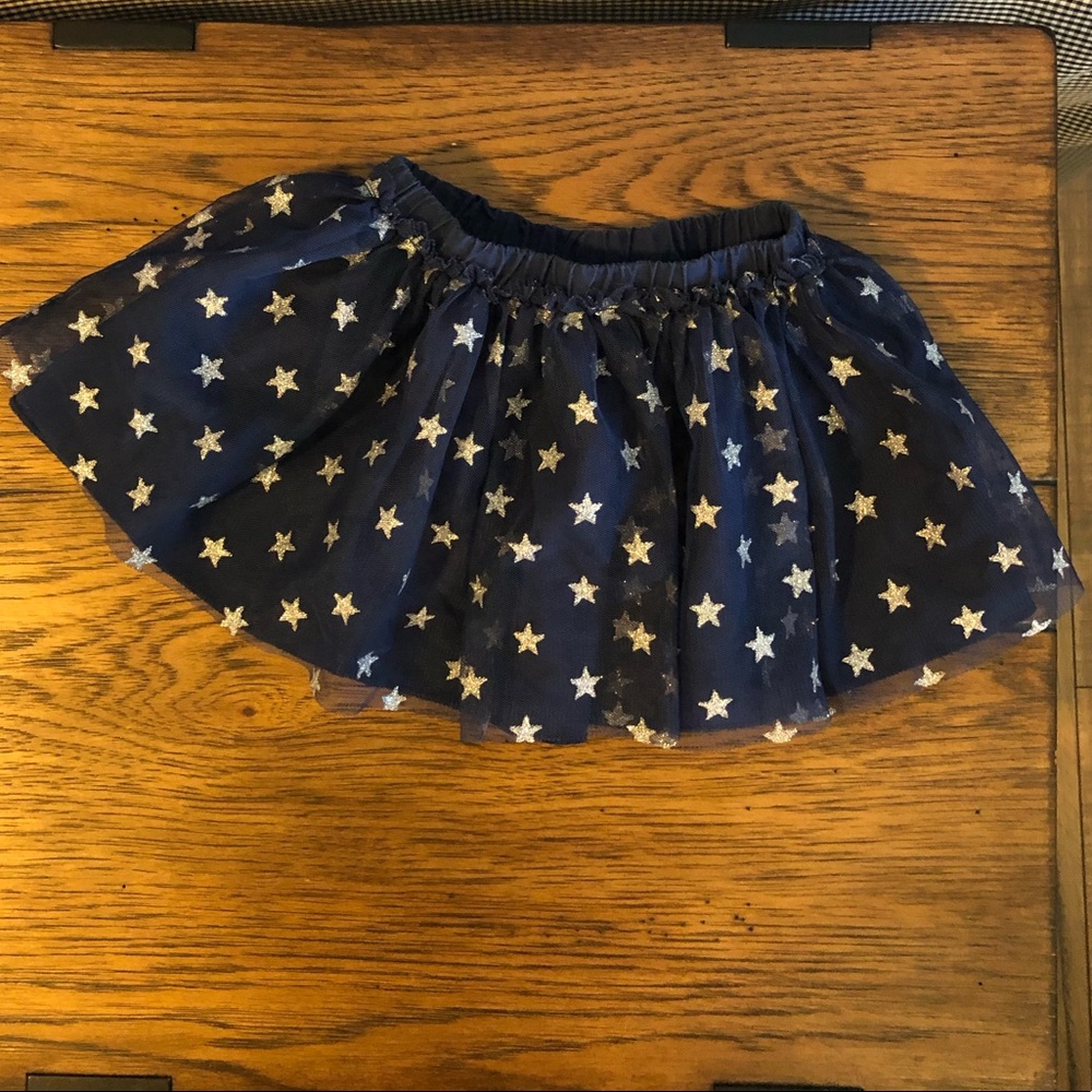 Carter’s Navy Blue Skirt Silver Stars